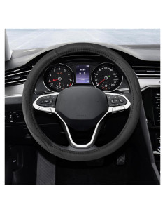 Cubierta de Volante de Cuero SHMZK 36.8-40.6 cm Antideslizante