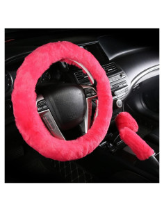 Funda de Volante Cxtiy gx008 Piel Sintética Rosa 3 Pcs