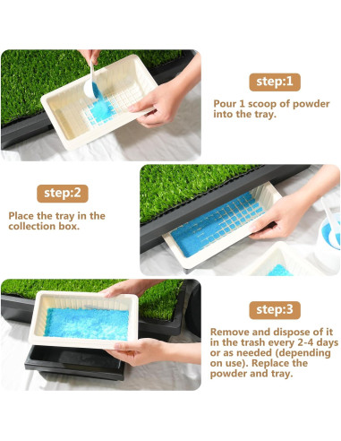 Paquete de 10 bandejas desechables Pee-Pod LUVCOSY para inodoro de perros