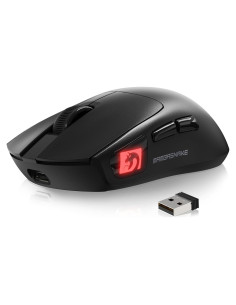 Ratón Inalámbrico MAMBASNAKE M4 24000 DPI RGB Ergonómico Negro