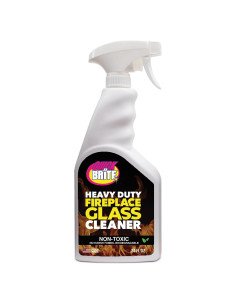 Limpiador de Vidrio para Chimenea Quick N Brite 24oz - No Abrasivo