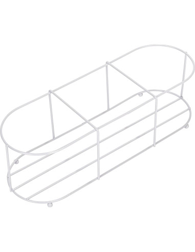 Conjunto de 3 Crocks de Cerámica Creative Co-Op en Gris y Blanco