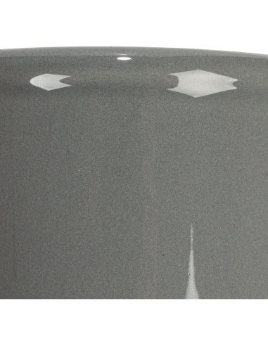 Conjunto de 3 Crocks de Cerámica Creative Co-Op en Gris y Blanco