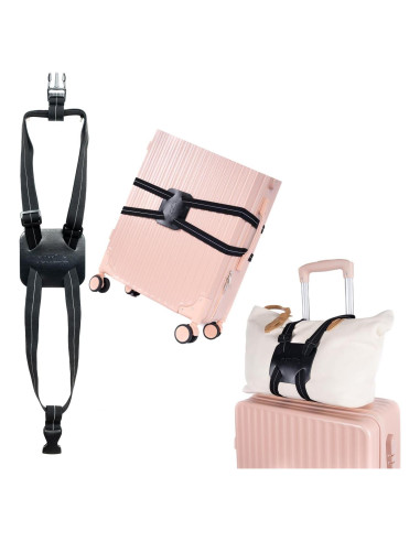 Correa Bungee de Equipaje RUMILLA Ajustable 1 pieza Negra