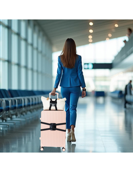 Correa Bungee de Equipaje RUMILLA Ajustable 1 pieza Negra