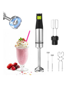 Batidora de Inmersión Consciot CH08 1100W 4 en 1 con Accesorios