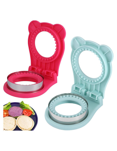 Cortador y Sellador de Sándwiches Kunovo 2 Piezas Acero Inoxidable