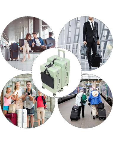 Correas de Equipaje Estirables Vividwise 53.3-93.9 cm Negro