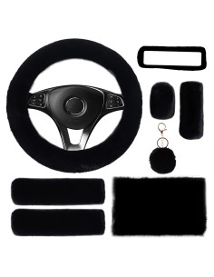 Juego de 8 Piezas Funda de Volante Esponjosa LUOYOYY