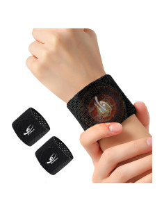 Muñequera de Compresión HiRui - Soporte para Muñeca Pequeño Negro
