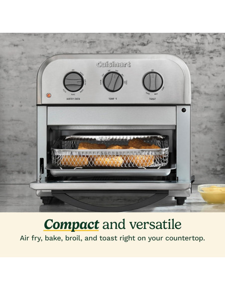 Horno Tostador Freidora de Aire Cuisinart TOA-26 Acero Inoxidable