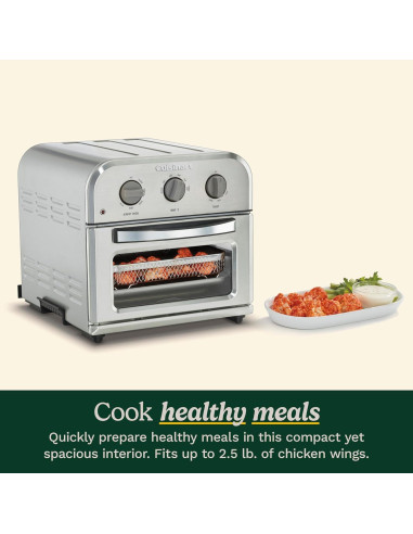 Horno Tostador Freidora de Aire Cuisinart TOA-26 Acero Inoxidable