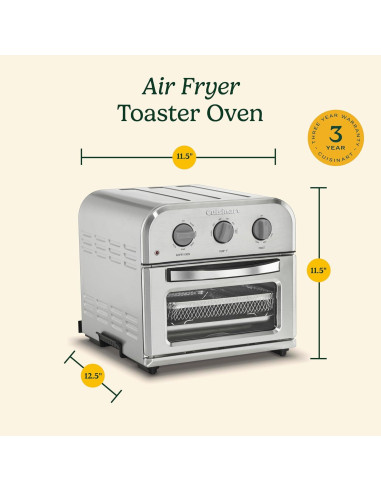 Horno Tostador Freidora de Aire Cuisinart TOA-26 Acero Inoxidable