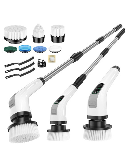 Limpiador Eléctrico Giratorio Yesayce A11 IPX7 con 7 Cabezas