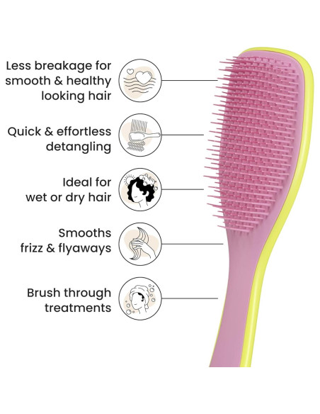 Desenredador de Cabello Tangle Teezer Definitivo Amarillo/Rosa