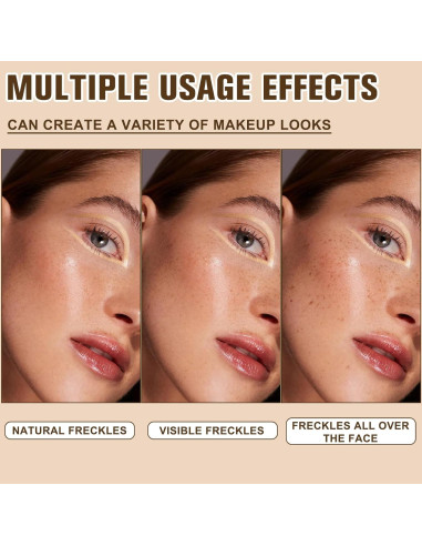 Bolígrafo Sello de Pecas FUERHPSH Impermeable Color Oscuro