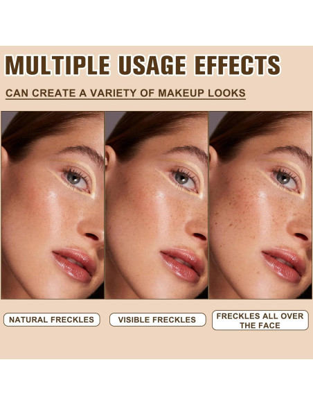 Bolígrafo Sello de Pecas FUERHPSH Impermeable Color Oscuro