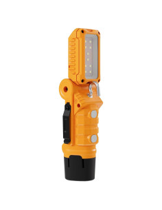 Luz de Trabajo LED Recargable VTEK con Base Magnética Amarillo