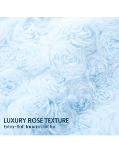 Manta Calentada Eléctrica MAXEVE 127x152cm Piel de Conejo Falsa 2