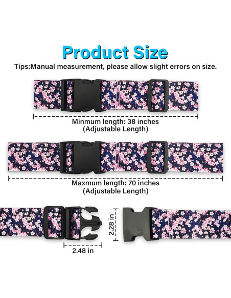 Correa de Equipaje Ajustable POLEUVETLT Anime Sakura 181 kg