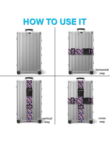 Correa de Equipaje Ajustable POLEUVETLT Anime Sakura 181 kg