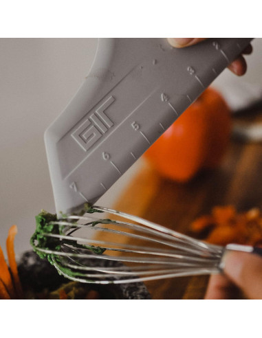 Espátula de Silicona GIR 20.32 cm Roja Resistente al Calor