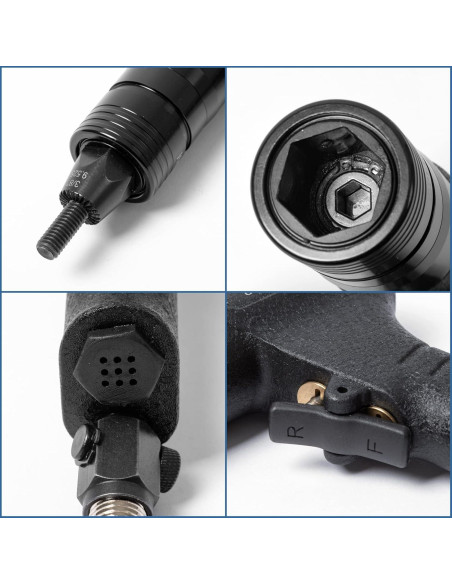 Pistola Neumática de Tuercas Remachadas UPWOOD UW-NR400S