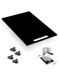 Bandeja deslizante 35.6x24.9 cm BEZONO para cafetera - Negro