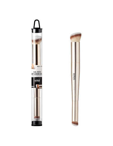Brocha Profesional Doble Punta KISS NEW YORK para Maquillaje