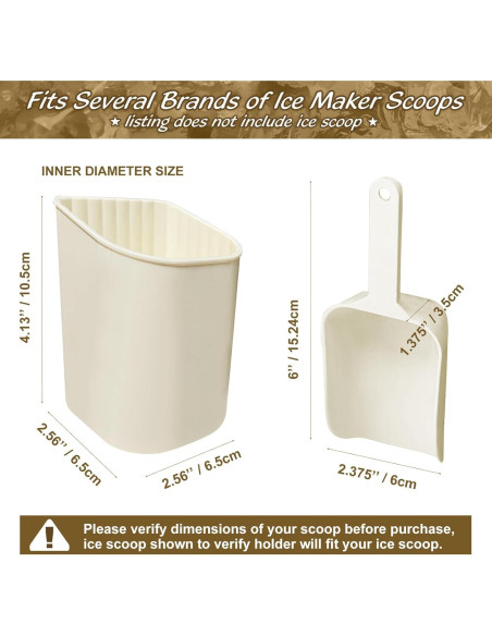 Soporte Magnético para Cuchara de Hielo Kawende 6.5x10.5cm