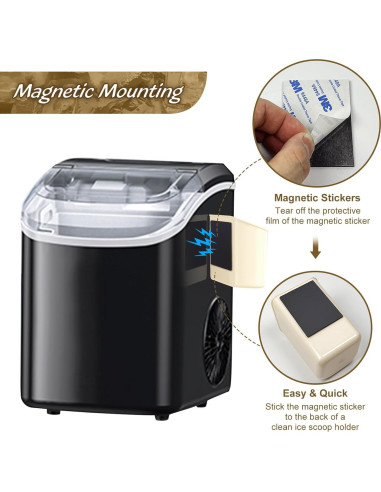 Soporte Magnético para Cuchara de Hielo Kawende 6.5x10.5cm