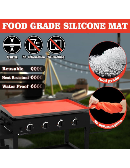 Manta de Silicona PURPLEBIRD 43.18 cm para Plancha Impermeable