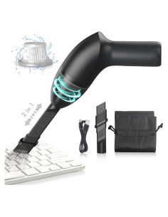 Mini Aspiradora Inalámbrica EASYOB 65W con Luz LED 20min