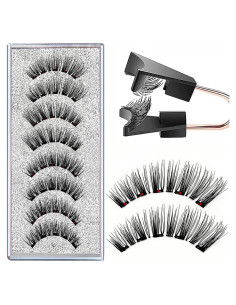 Pestañas Magnéticas Onewly - 2 Pares Reutilizables Sin Pegamento