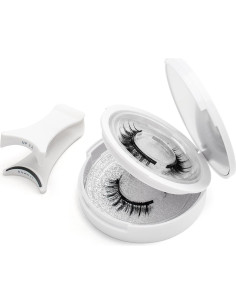 Pestañas Magnéticas 3D HDJCCY, Reutilizables, 2 Pares con Aplicador 2