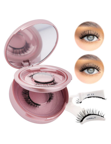 Pestañas Magnéticas FADVAN 2 Pares Reutilizables Naturales