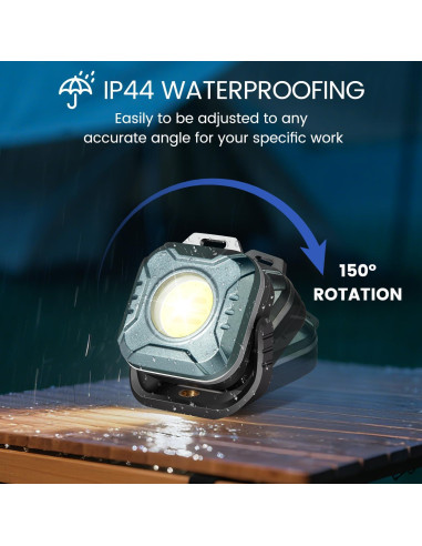 Luz de Trabajo Recargable Gabujau LED 500 Lúmenes Magnética