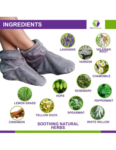 Botines Térmicos Mars Wellness - Calentados y Aromaterapia