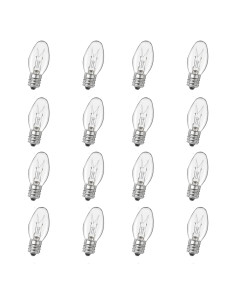 Bombilla de Luz Nocturna Eclolumi C7 7W Regulable 2700K 16 Pzas