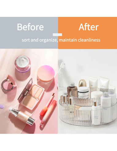 Organizador giratorio Lazy Susan vacane 2 niveles 28.57 cm