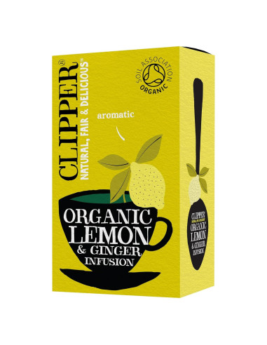 Té Orgánico Clipper Limón y Jengibre - 20 Bolsitas