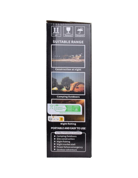 Luz de Trabajo LED Recargable ERAY 9000mAh Solar 4 Modos