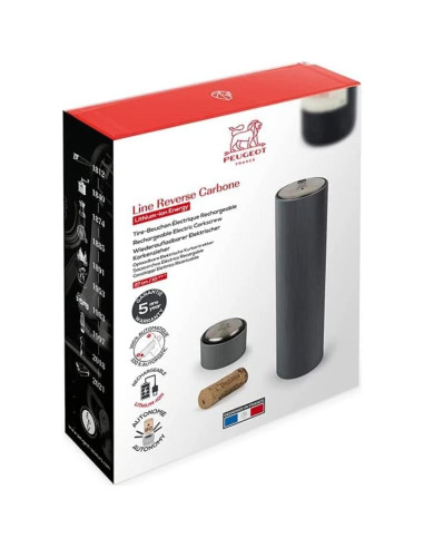 Abridor de Vino Eléctrico Peugeot 200985 Automático Gris Carbón