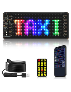 Cartel LED Programable ILEDSHOW 17.78x7.62cm Bluetooth Multicolor