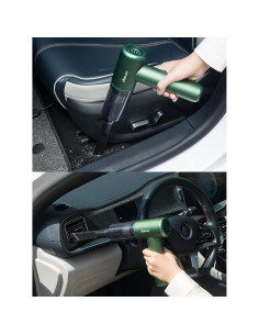 Aspiradora de Mano Aokway Sin Cable 15000PA Verde 4 en 1 2