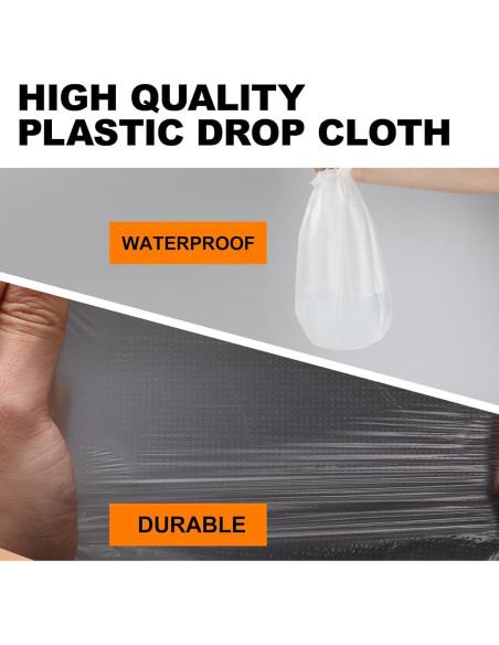 Película de Enmascarar Pre-Tapeada Anyknow 55.88 cm x 19.81 m - 3 Rollos