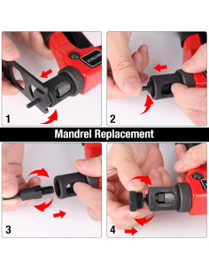 Kit de Mandril y Boquilla NEXTACK M810 para Tuercas Remachadas 2
