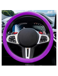 Cubierta de Volante JDDRY Universal Silicona Antideslizante Morado