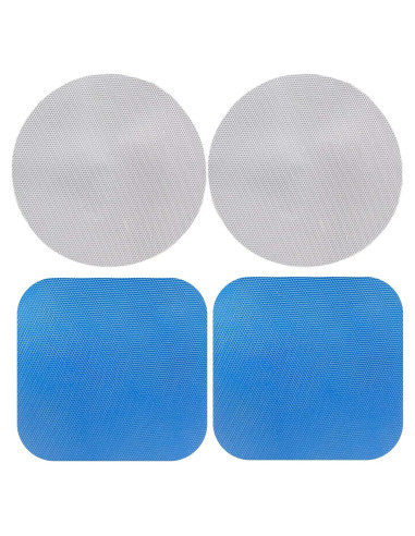 4 Almohadillas Antideslizantes Jiozermi para Abrir Tarros - Goma