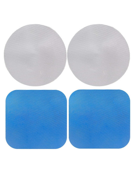 4 Almohadillas Antideslizantes Jiozermi para Abrir Tarros - Goma